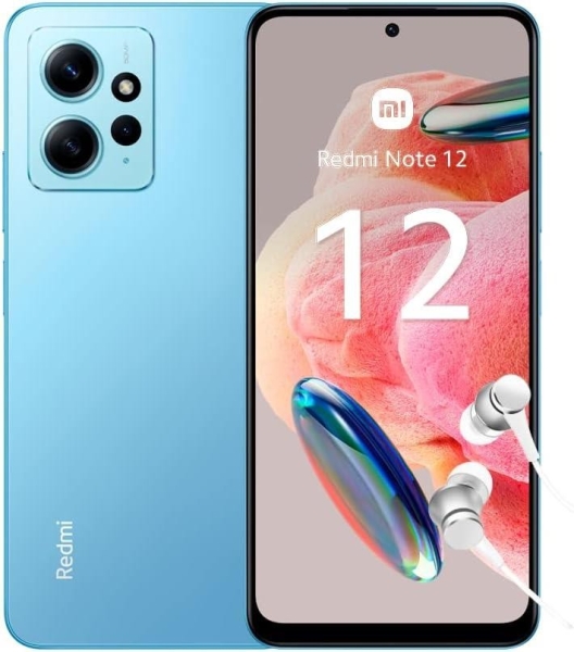 Xiaomi Redmi Note 12 Ice Blue Smartphone 128GB + 4GB RAM, Android, entsperrt