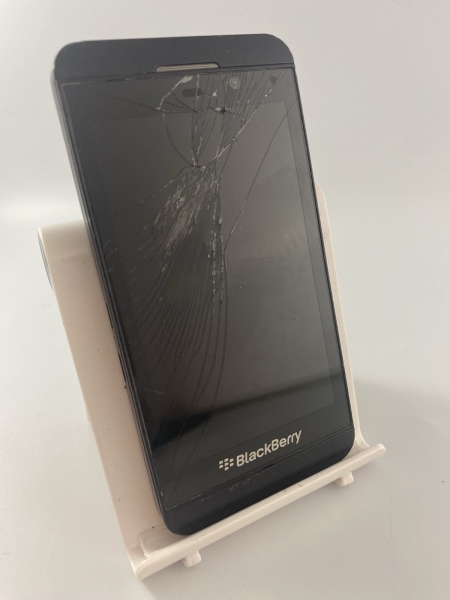 BlackBerry Z10 schwarz 16GB 4,2″ Touchscreen BB10 8MP Smartphone gesprungen defekt #B
