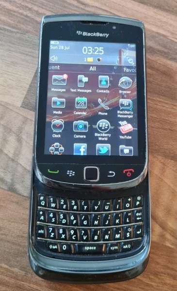 BlackBerry Torch 9800 – 4GB – schwarzes (entsperrt) Smartphone (QWERTY)