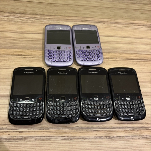 BlackBerry Curve 8520 Handy Smartphone x6 Bundle Restposten – ungetestet Ersatzteile Reparaturen