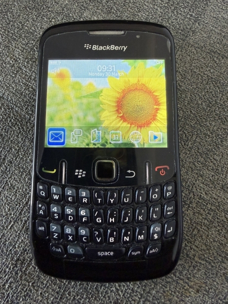 BlackBerry Curve 8520 – Schwarz Smartphone – Netzwerk unbekannt