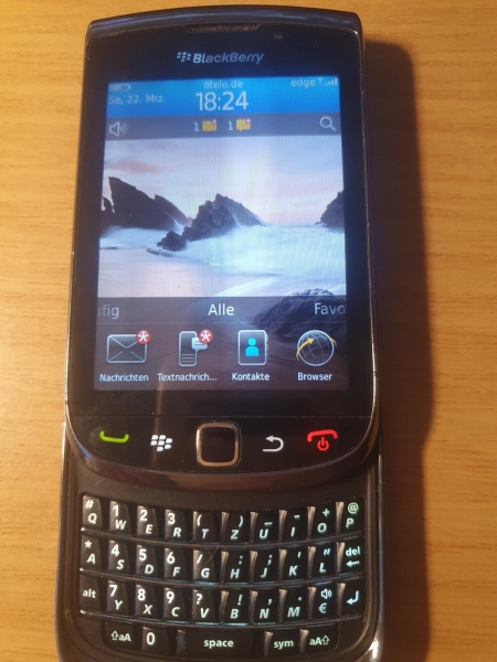 Blackberry Torch 9810 Smartphone, Schwarz