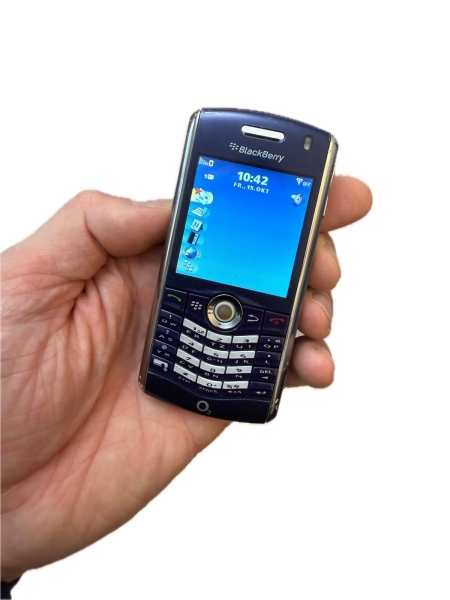 gebrauchtes Blackberry 8120 geprüft • QWERTZ • BLAU • Alle Netze • Smartphone