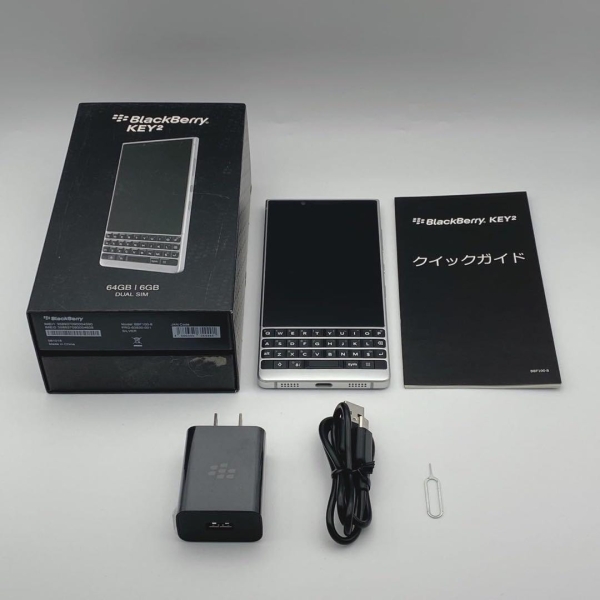 BlackBerry KEY2 64GB 6GB RAM Silber Schwarz Smartphone Physische Tastatur
