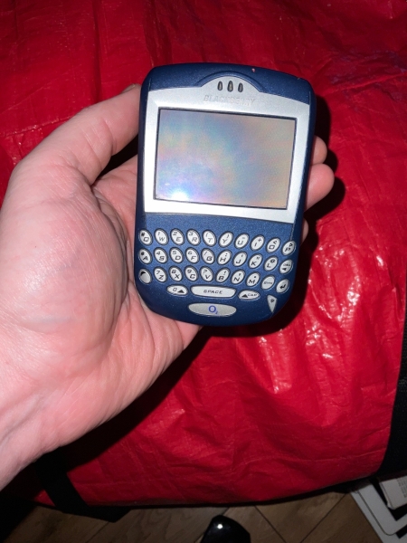 RAR BlackBerry 7230 Blau Entsperrt Sammlerstück