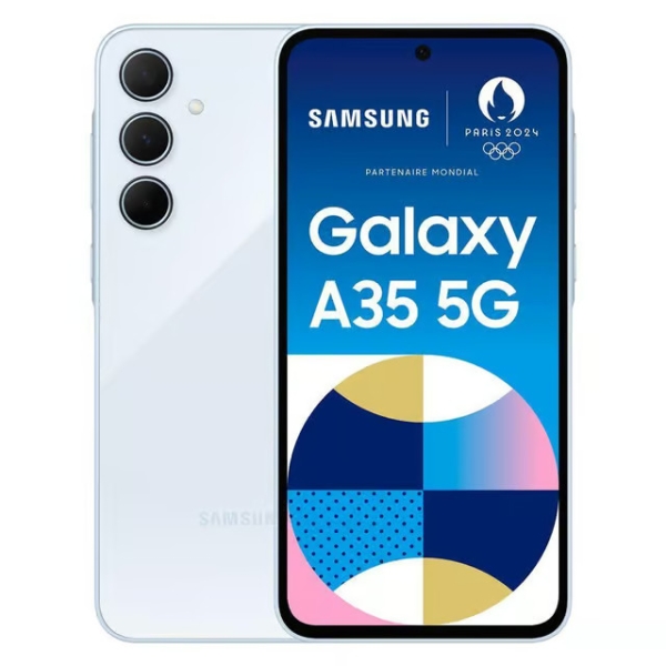 Samsung Galaxy A35 5G  Smartphone 128GB 6GB RAM awesome iceblau NEU OVP