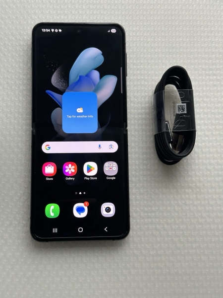 Samsung Galaxy Z Flip4 Graphite 128GB entsperrt SM-F721B Smartphone