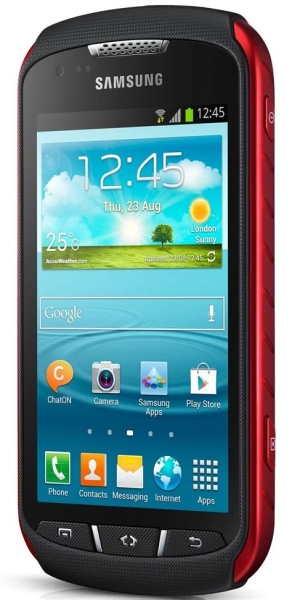 Samsung  Galaxy Xcover 2 GT-S7710 – 4GB – Black – Red (Ohne Simlock) Smartphone