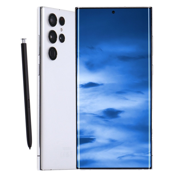 Samsung Galaxy S22 Ultra S908B/DS 256GB White Android Smartphone gut