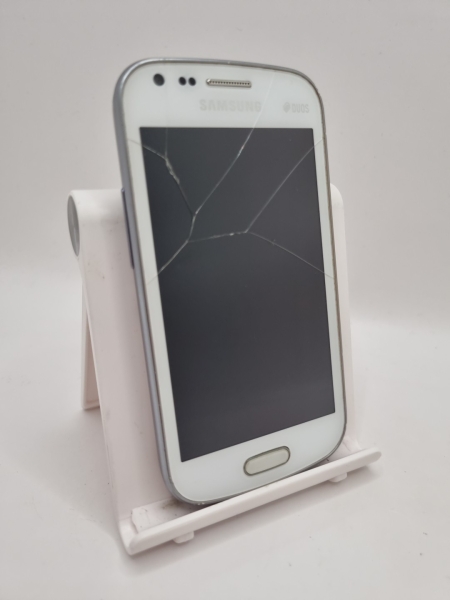 Samsung Galaxy S Duos weiß entsperrt 4GB Android Smartphone gesprungen unvollständig