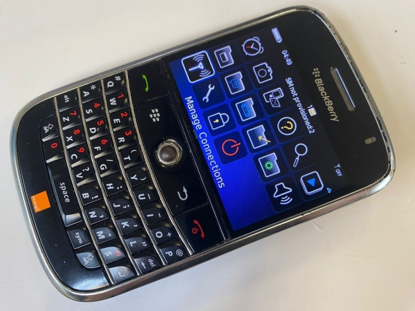 BlackBerry Bold 9000 Smartphone Handy ENTSPERRT QWERTY – Defekt zum Loslassen Schlüssel