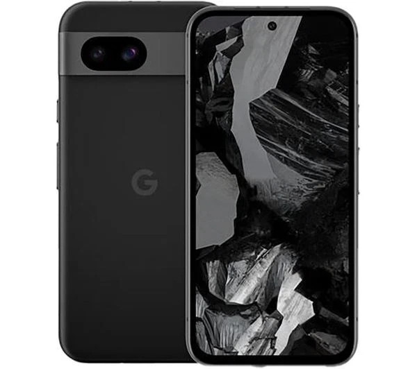 Google Pixel 8a 5G Smartphone 128GB 8GB RAM Dual-SIM-frei entsperrt Obsidian