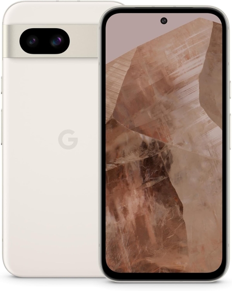Neu Google Pixel 8a Porcelain 128GB Single Sim entsperrt Android Smartphone