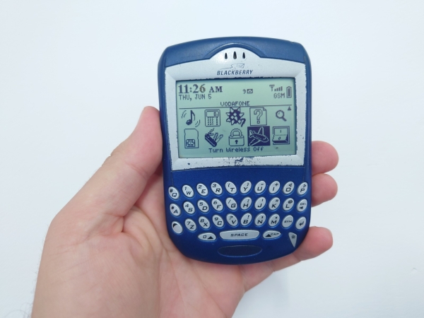 RAR BlackBerry 6220 blau (entsperrt) Smartphone Sammlerstück 6280 6210 6230 b