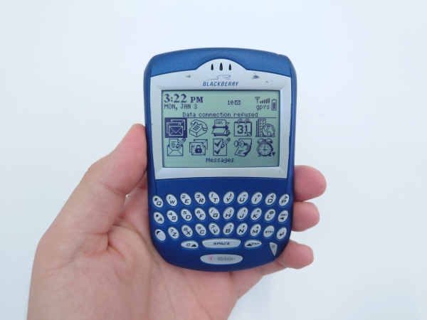 RAR BlackBerry 6230 blau (entsperrt) Smartphone Sammlerstück 6220 6210 Handy