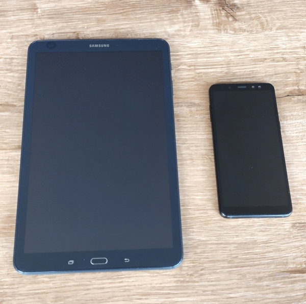 Samsung Galaxy Convolut – Smartphone A8 und Tablet A 10.1
