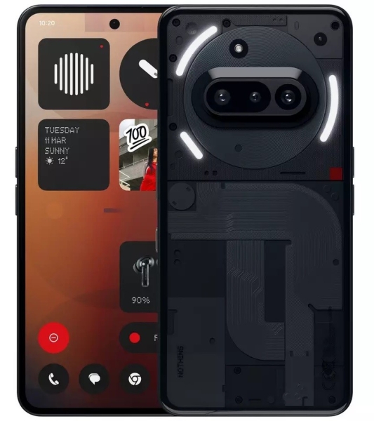 Nothing Phone (3a) 5G Smartphone SIM frei 128GB AI Handy schwarz A10400142