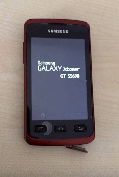 Handy Samsung GT S5690 orange ohne Simlock Smartphone Outdoor Nur Gerät