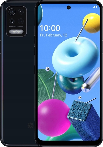 Smartphone LG K62+ K526EMW Schwarz ohne Simlock | Helle Flecken (Display)