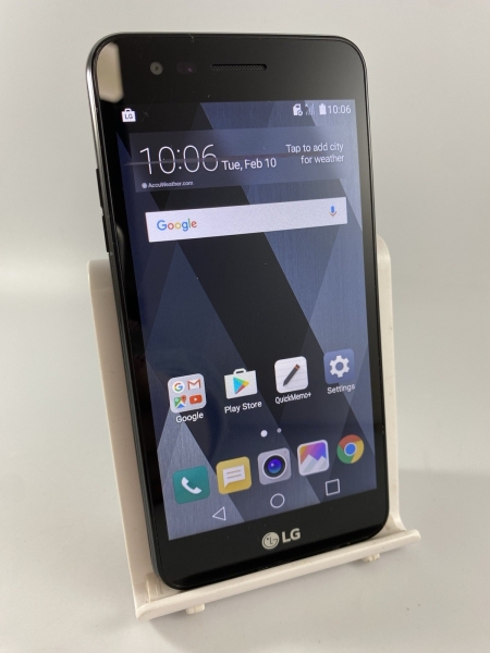LG K4 2017 schwarz O2 Netzwerk 8GB 5,0 Zoll 4G LTE Android Smartphone Defekt #C07