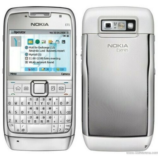 Top Zustand entsperrt Nokia E71 QWERTZ Tastatur Leiste Telefon WLAN Handy