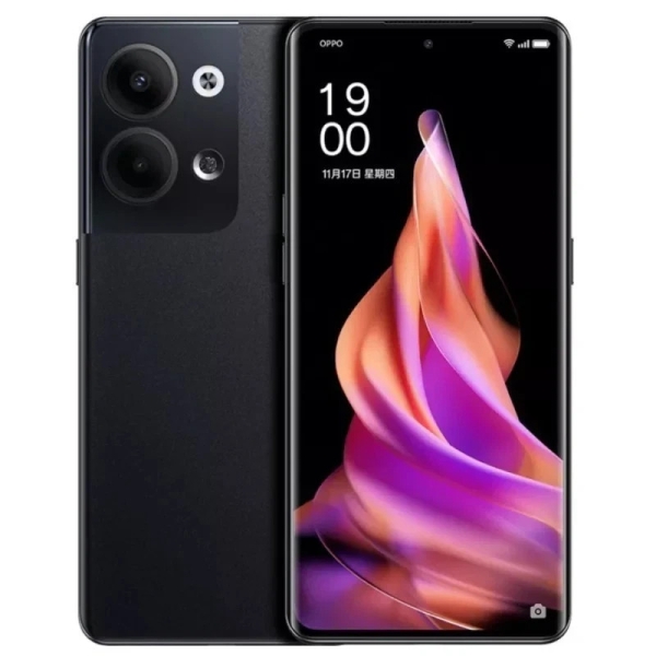 Neu Oppo Reno 9 schwarz 256GB/12GB 5G Dual Sim entsperrt SIM frei Smartphone
