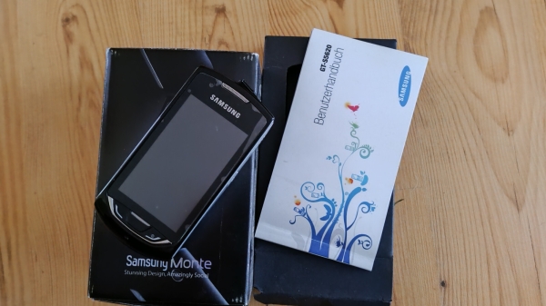 Samsung GT-S5620 Monte – Deep Black (Ohne Simlock) – OVP – Smartphone