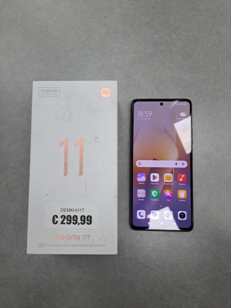 SMARTPHONE XIAOMI 11T 5G 8/128GB DUAL SIM 6,67″ 108 MP METEORITE GRAU