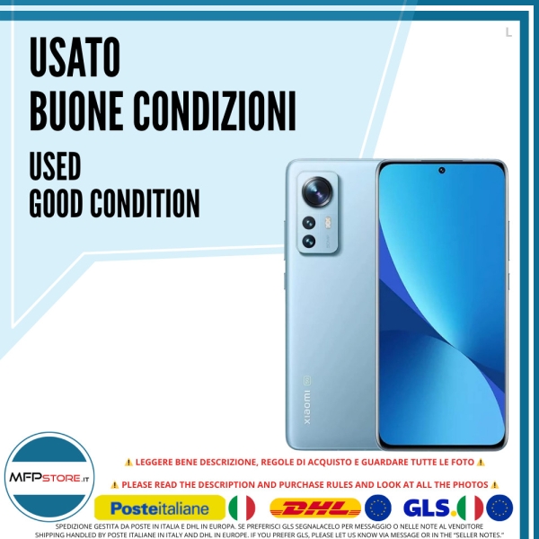 Smartphone Xiaomi 12 8GB RAM 256GB Blau WiFi NFC GPS – Gute Bedingungen