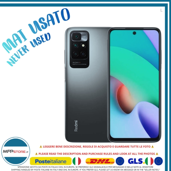 Smartphone Xiaomi Redmi 10 4GB RAM 128GB Android – Carbon Grey