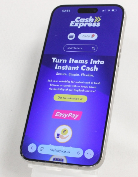 Apple iPhone 15 Pro Max 512GB Smartphone – Silber – BH 86% (C)