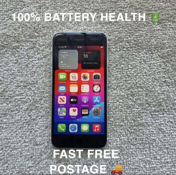 Apple iPhone SE 2020 64GB Smartphone entsperrt | 100% BH | guter Zustand| ✅📮📦