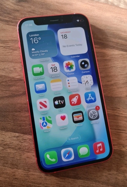 Apple iPhone 12 64GB – ROT – entsperrt Smartphone