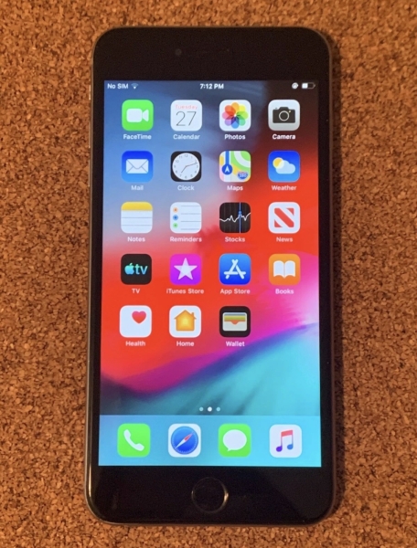 Apple iPhone 6s Plus 64GB 81% Batt Health – Space Grau (Entsperrt)