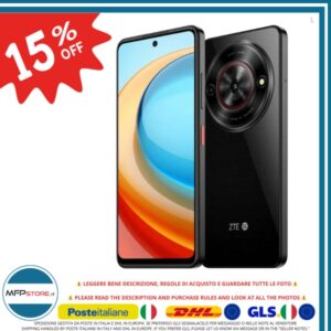 Smartphone ZTE Blade A75 5G 4GB (+4) RAM 128GB Schwarz – Nie Benutzt