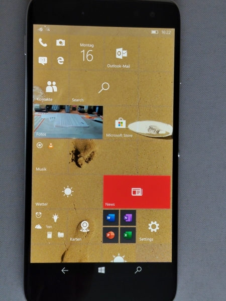 Smartphone alcatel Idol 4S, Windows 10, mit Netlock auf t-mobile US
