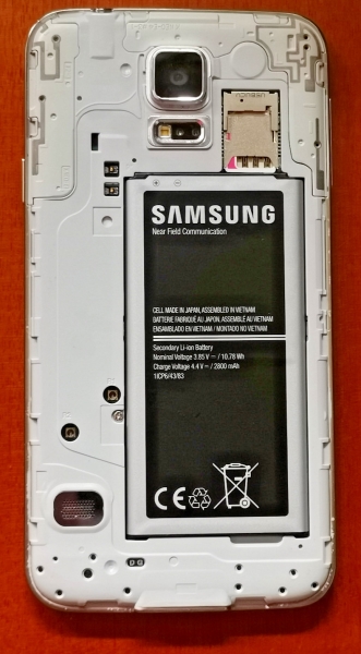 Samsung Galaxy S5 Neo SM-G903F – 16GB – Silber (Ohne Simlock) Smartphone