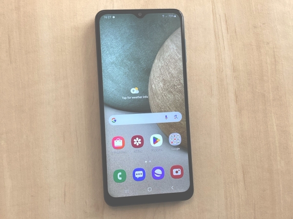 Samsung Galaxy A12 SM-A125F/DSN 64GB blau entsperrt Smartphone mit Dual SIM