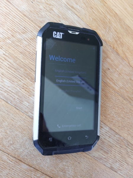 CAT B15Q – schwarz – robustes Android Touchscreen Smartphone