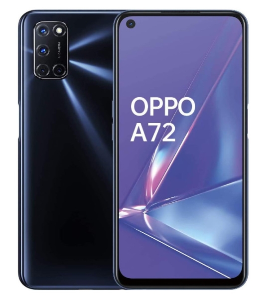Oppo A72 2020 Smartphone 128GB (CPH2067) schwarz (entsperrt) Android – C