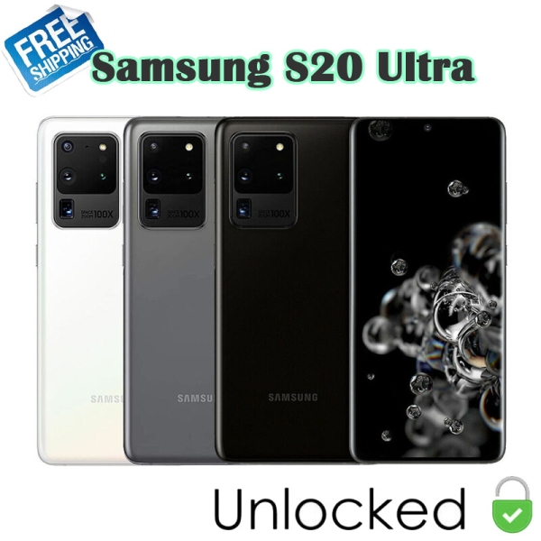 Samsung Galaxy S20 Ultra (5G) SM-G988U 128GB+12GB Smartphone Handys Android 6.9″