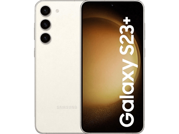 SAMSUNG Galaxy S23+ 5G 256 GB Cream Dual SIM Smartphone Handy