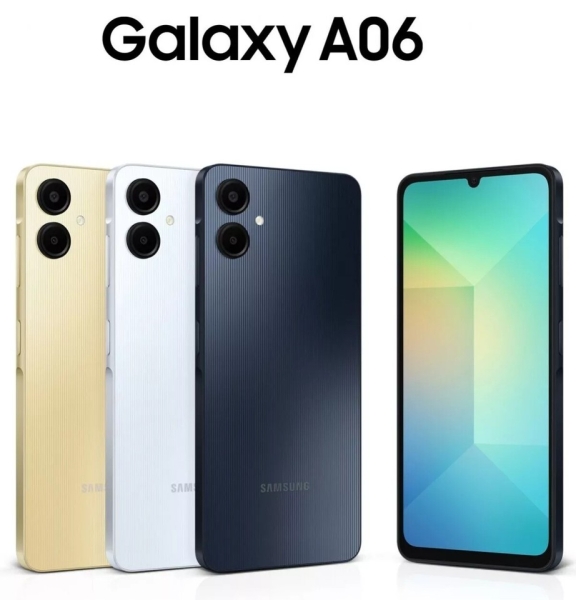 Neu Samsung Galaxy A06 64GB 4GB 4G 2024 DualSim entsperrt Android Smartphone UK
