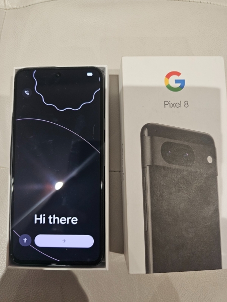Google Pixel 8 5G – 128 GB – entsperrtes Smartphone – schwarz
