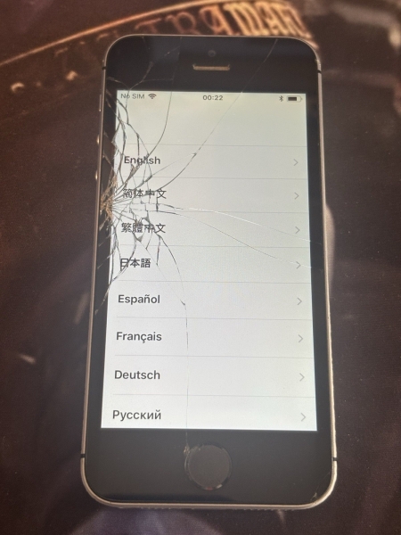 Apple iPhone SE 32GB A1723 funktionstüchtig gesprungenes Display silber
