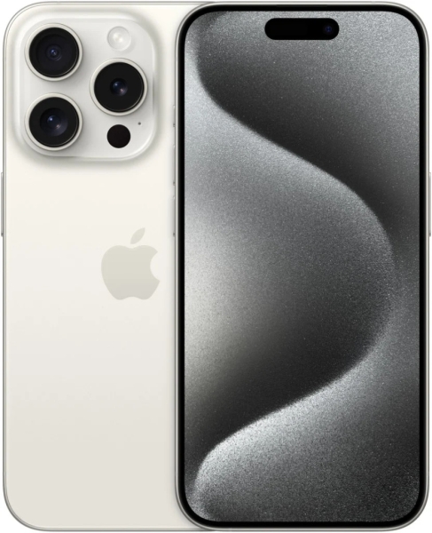 Smartphone Apple iPhone 15 Pro 128GB 6,1” Dynamic Island White Titanium A3102