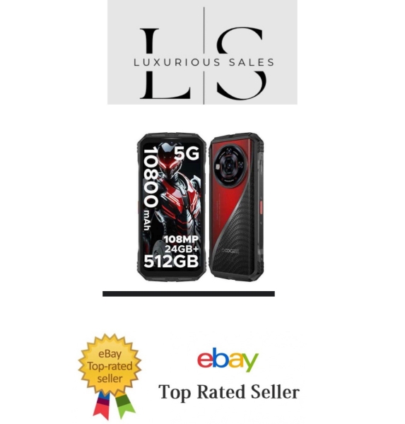 Doogee S118 Pro 5G Rugged Smartphone 120Hz 8GB+512GB 108MP 10800mAh Android 14.0