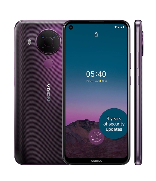 Nokia 5.4 6,39″ Android UK SIM-frei Smartphone mit 4 GB RAM und 64 Dusk/Lila