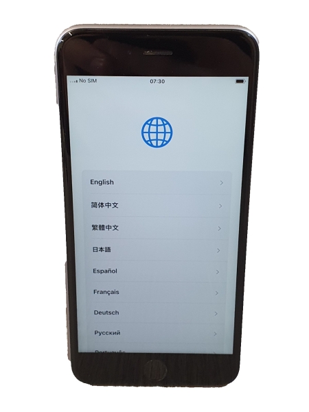 A1687 Apple iPhone 6s Plus 32GB Silber (Black Face) (O2 Locked) – Grade C EI1304