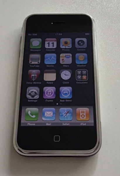 Old Stock Apple iPhone 2g 8gb 1. Generation – Selten Sammler 2007 – iOS 3.1.3